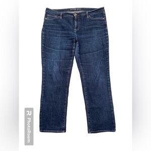Lands’ End Straight Leg Jeans size 14 Petite Fit 2